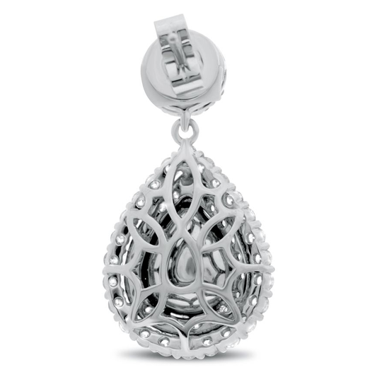 Pear Shape Ruby Earring — view 1