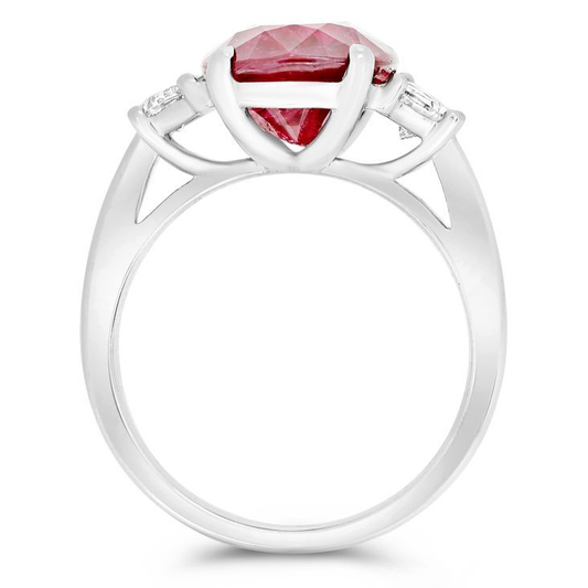 Oval Ruby Ring — view 2