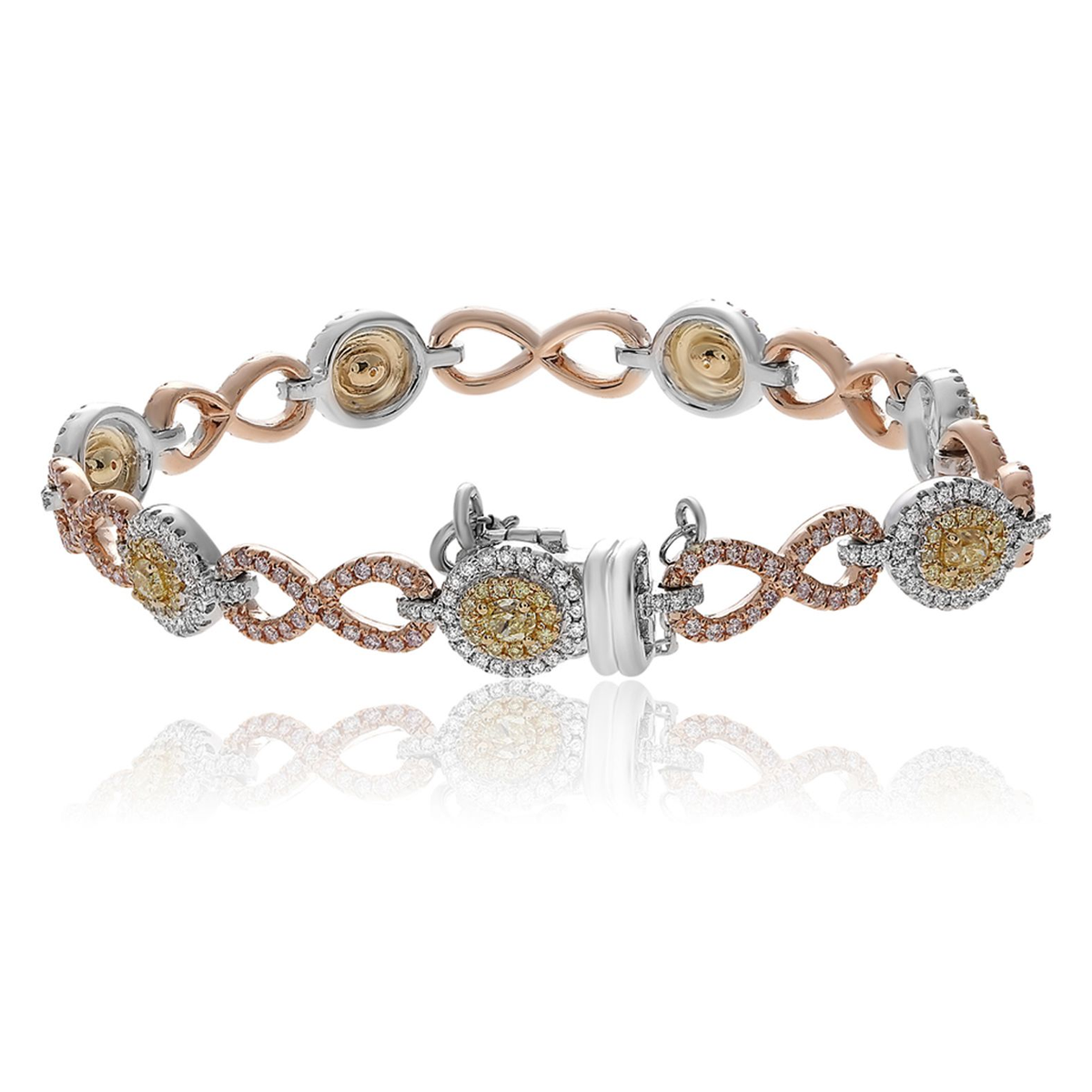 Oval Fancy Yellow Bracelet — view 2