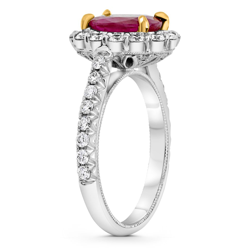 Oval Ruby Ring — view 3