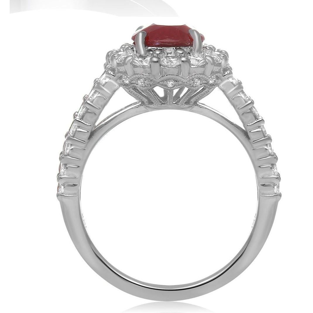Oval Ruby Ring — view 3