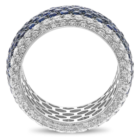 Round Sapphire Ring — view 2