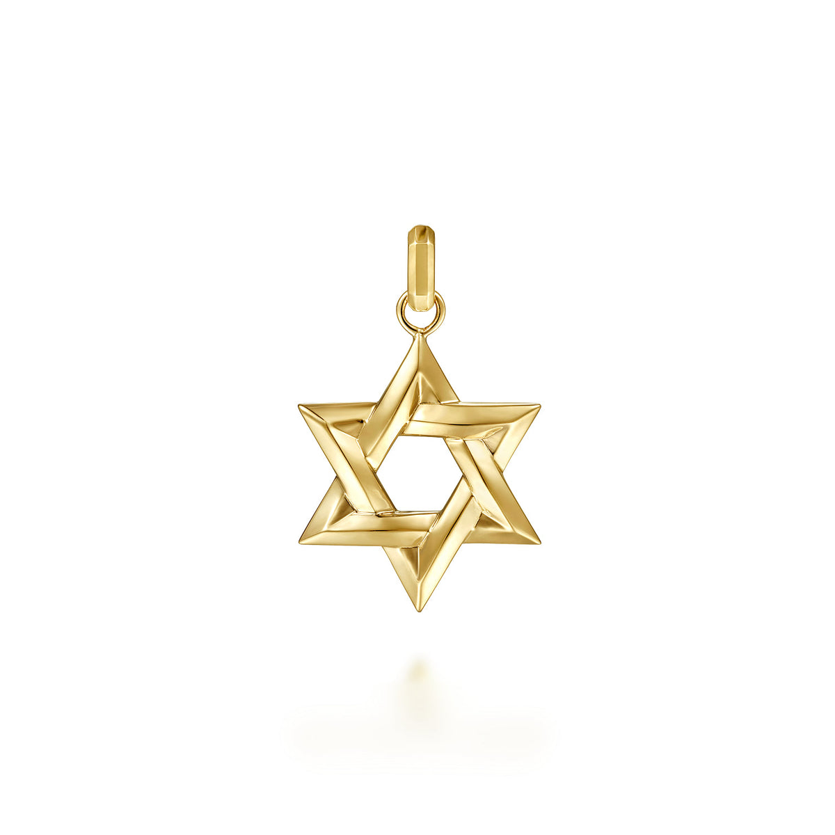 14K Yellow Gold Star of David Pendant — Gabriel & Co. PTM6537Y4JJJ