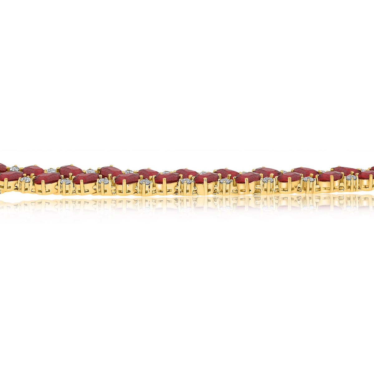 Oval Ruby Bracelet — view 3