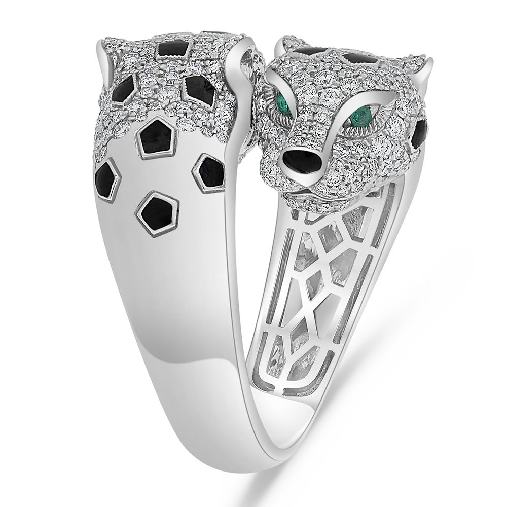 Round Emerald Ring — view 4