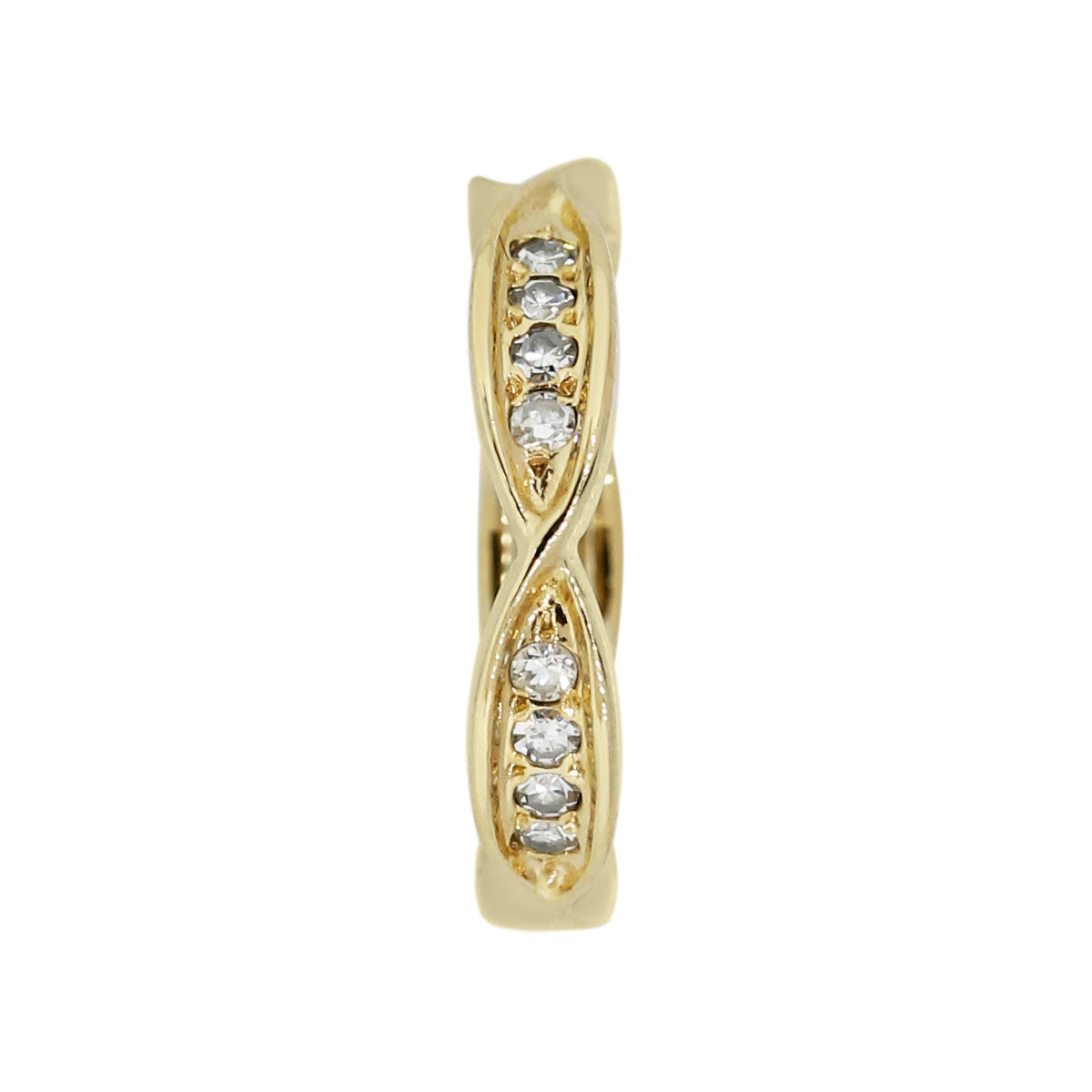 Diamond Scalloped Wedding Band