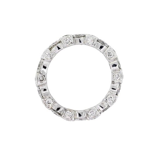 18k White Gold 1.75ctw Diamond Eternity Band