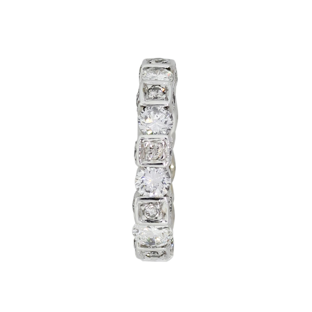 18k White Gold 1.75ctw Diamond Eternity Band