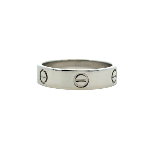 Cartier Platinum Love Band Ring