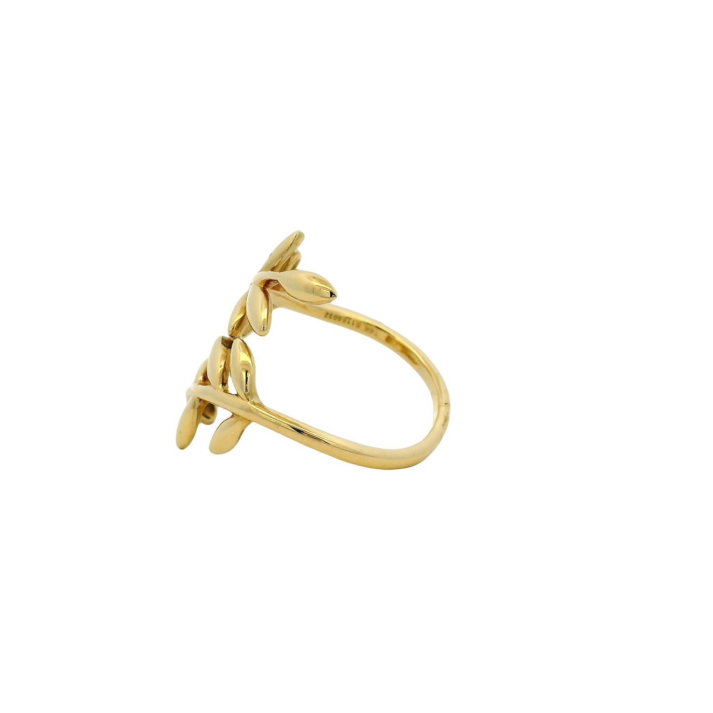 Gabriel & Co. 14k Yellow Gold Olive Leaf Bypass Ring
