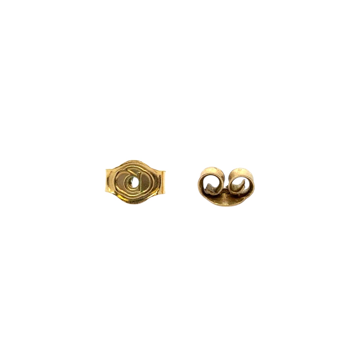 Vintage 14k Yellow Gold Pearl Stud Earrings