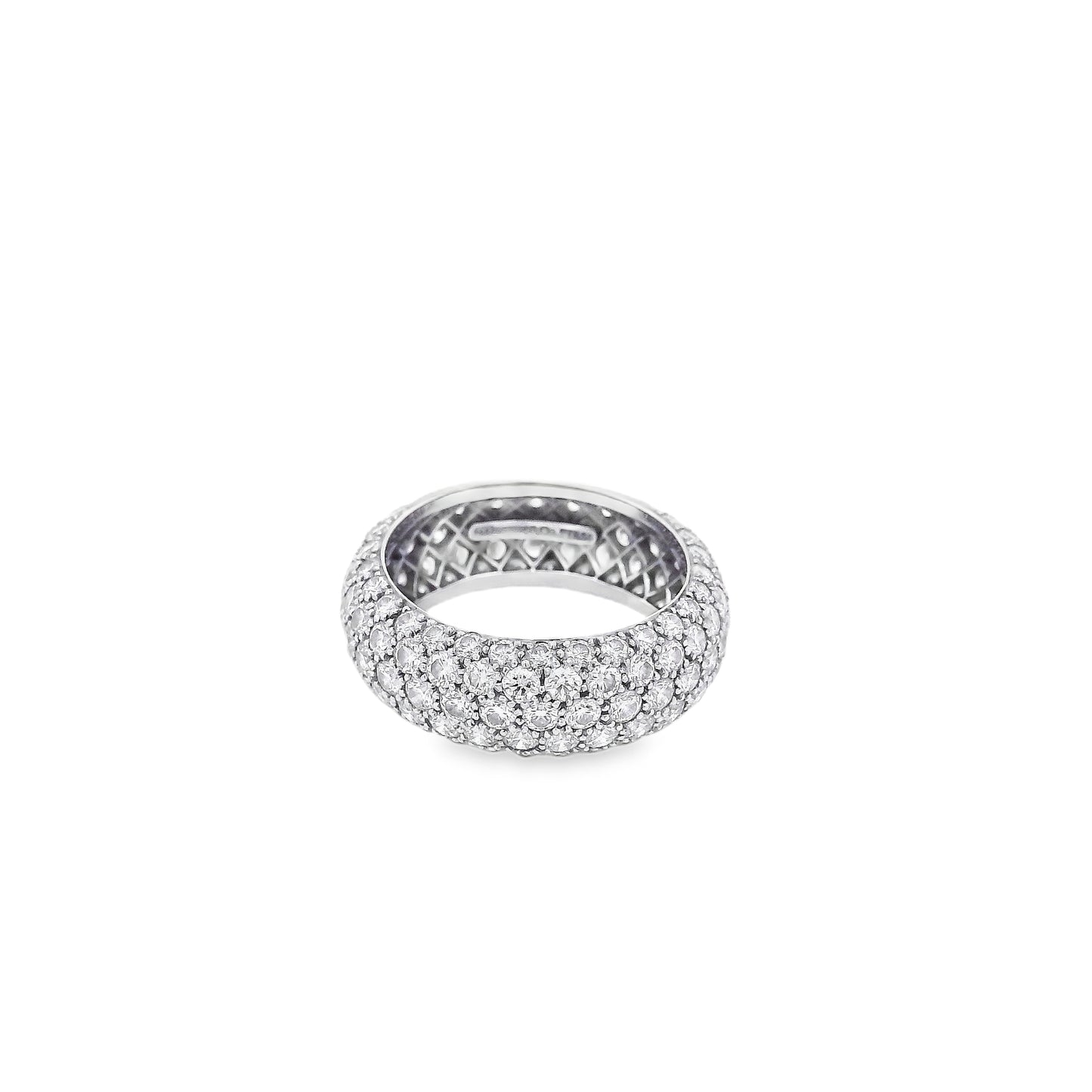 Tiffany&co Platinum 3.30ctw 'Soleste' Diamond Band Ring