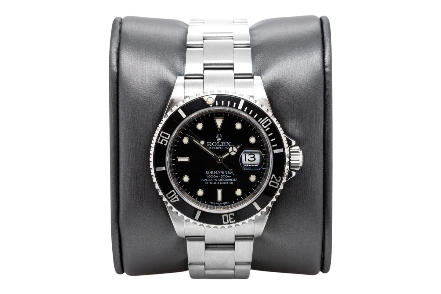 Rolex 16610T Submariner Black Dial and Black Bezel Tritium Dial Watch