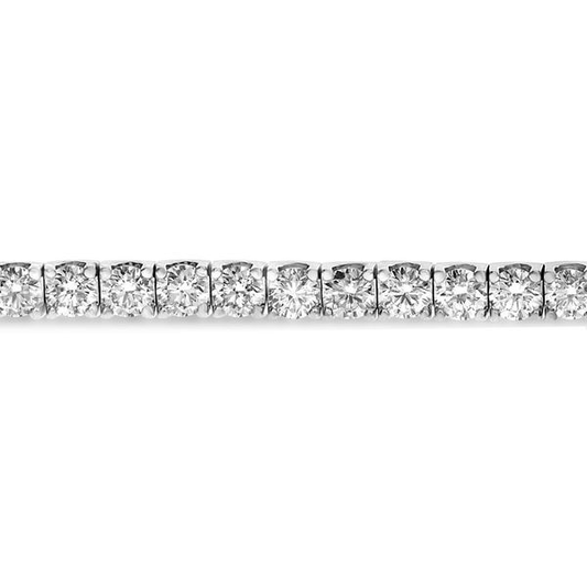 5-Carat White Diamond Tennis Bracelet — view 2