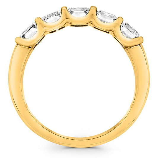 Emerald Cut Diamond Ring — view 2