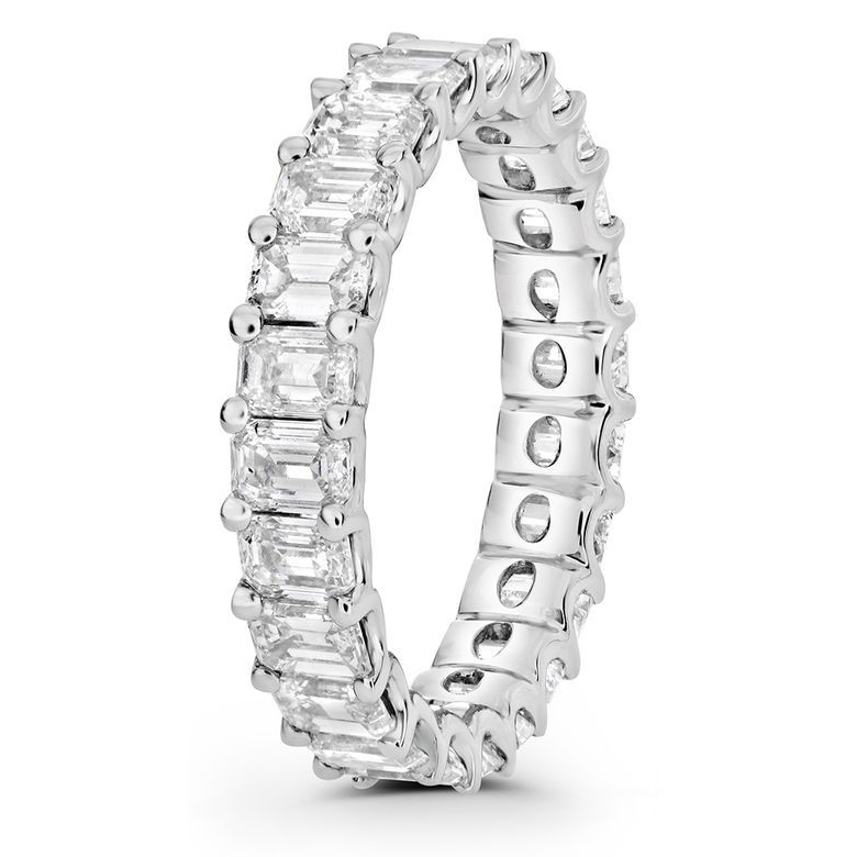 Emerald Cut Diamond Ring — view 3