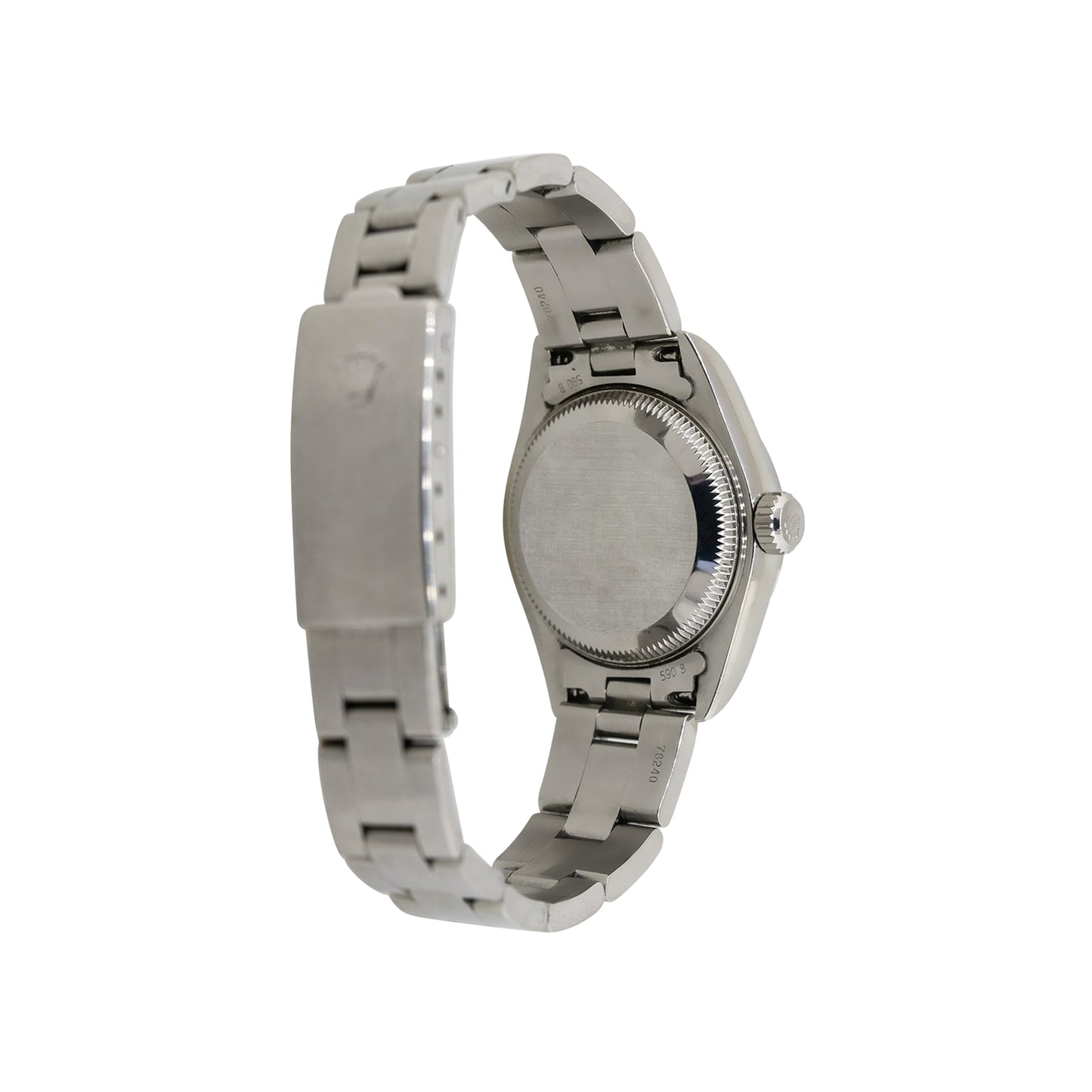 Rolex 79160 Oyster Perpetual Date Stainless Steel White Semi-Arabic Dial Watch