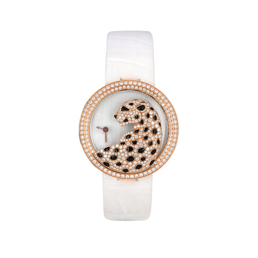 Cartier HPI00762 Panthere Divine Rose Gold Diamond Ladies Watch