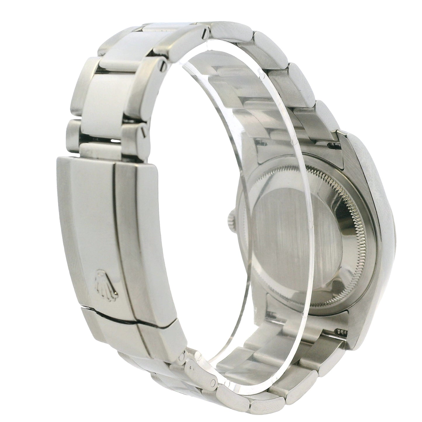 Rolex Datejust 116200 Stainless Steel 36mm Aftermarket Mother of Pearl Diamond Dial Watch