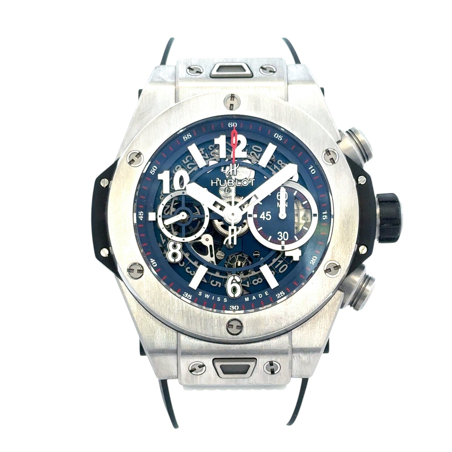 Hublot Big Bang Unico 421.NX.5170.RX Titanium Blue Dial 44mm Watch