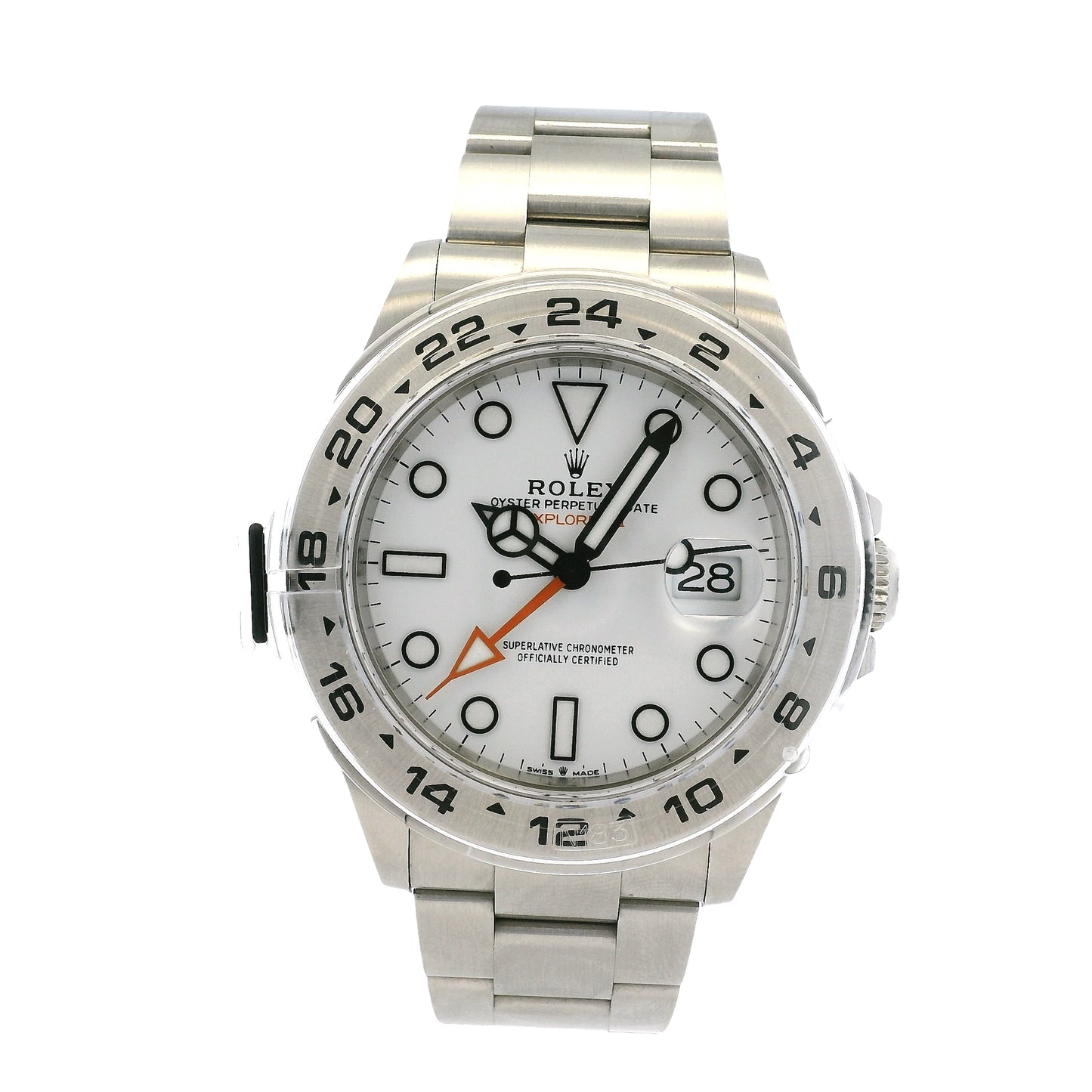 Rolex 226570 Explorer II Stainless Steel 42mm White Dial Watch