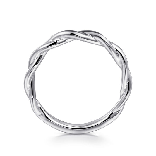 14K White Gold Matching Wedding Band — Gabriel & Co. WB16188R12W4JJJ