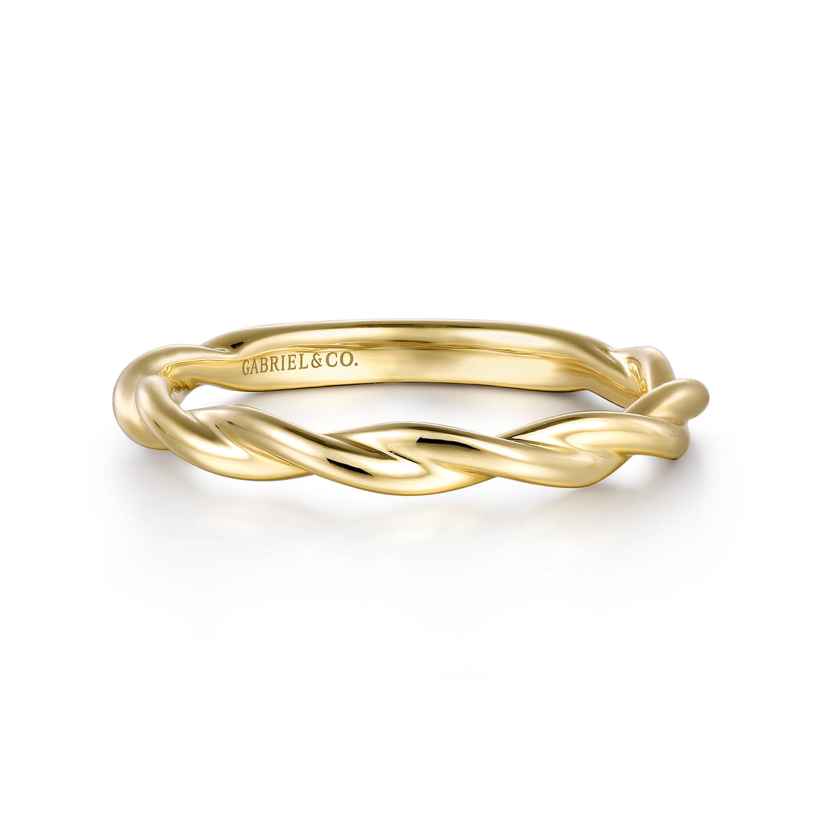 14K Yellow Gold Matching Wedding Band — Gabriel & Co. WB16188R12Y4JJJ