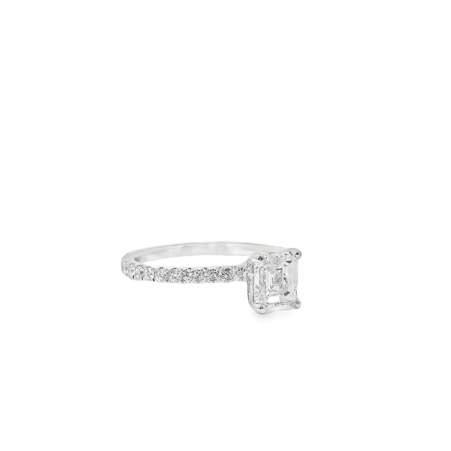18k White Gold 1.15ct Diamond Engagement Ring