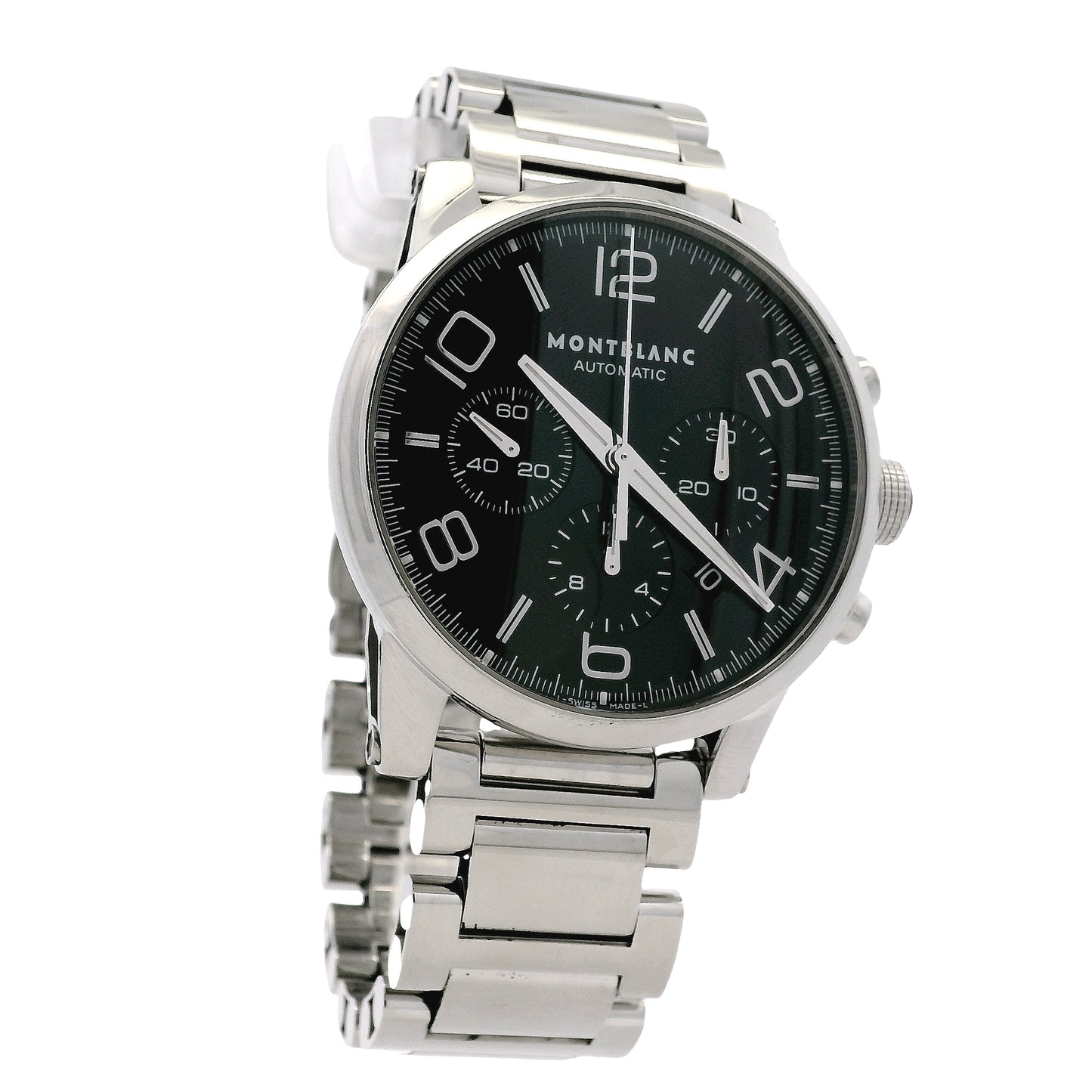 Montblanc 7069 Timewalker 42mm Black Dial Stainless Steel Watch — photo 12 of 12