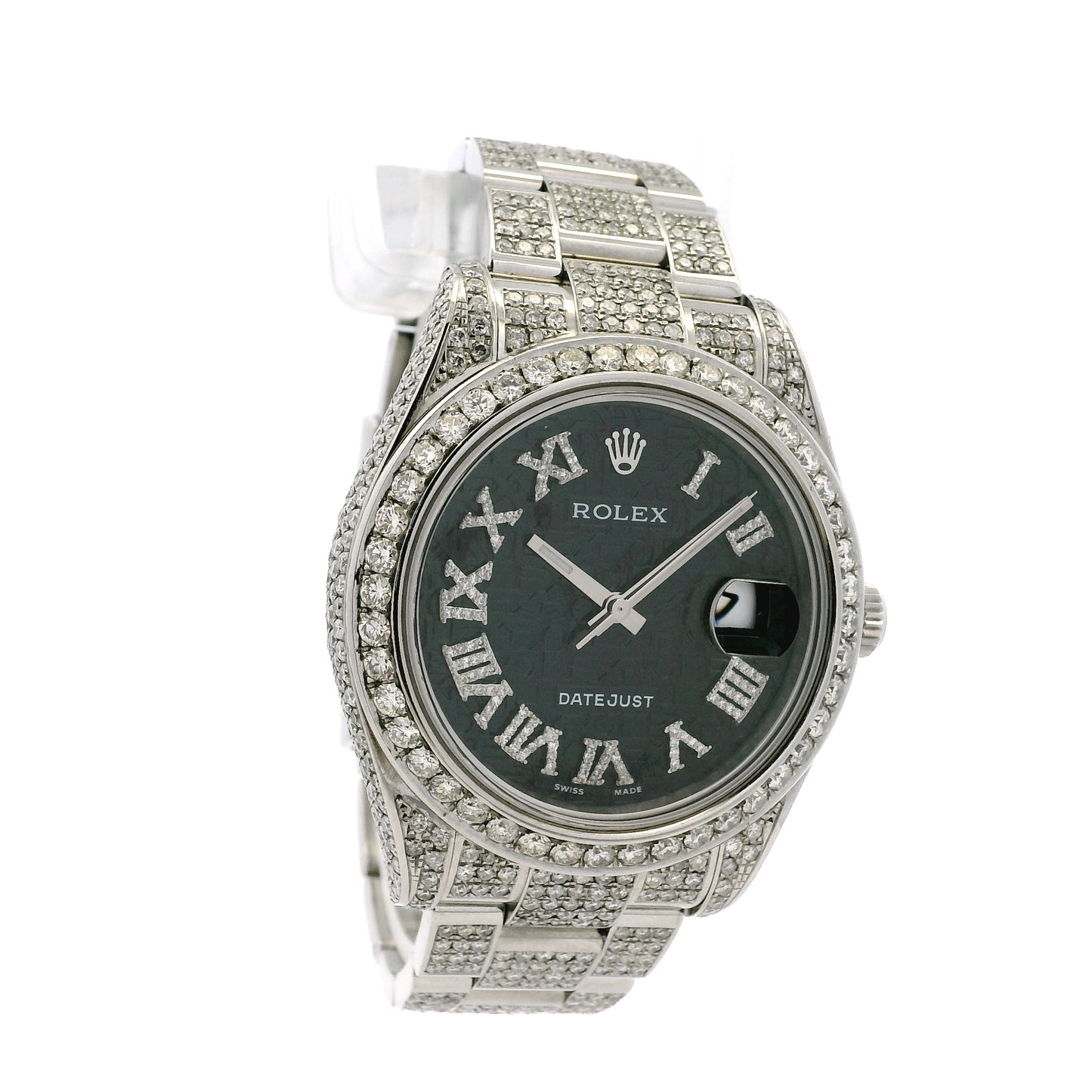 Rolex 116334 Datejust Black Dial Aftermarket Watch