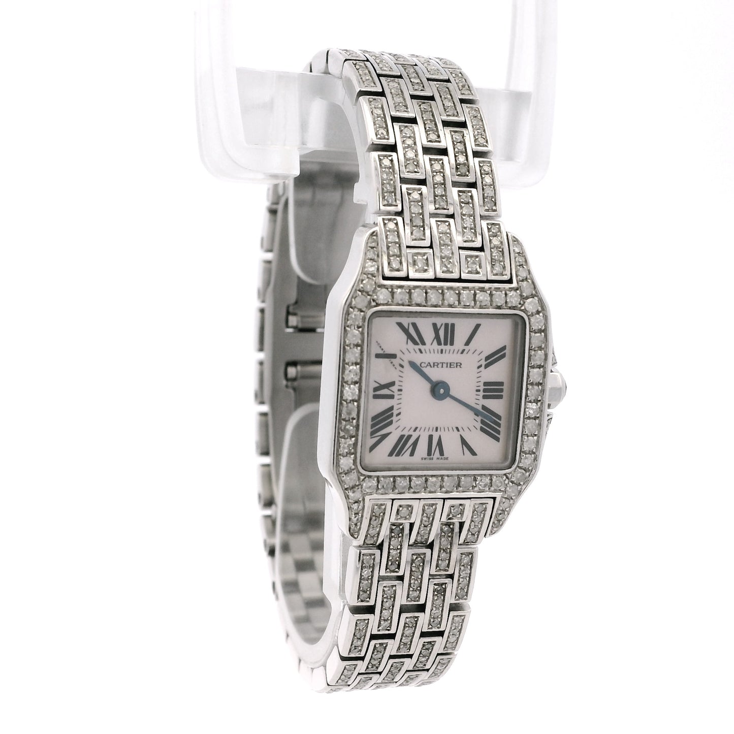 Cartier Santos Demoiselle 2698 Mother of Pearl Dial Aftermarket Watch