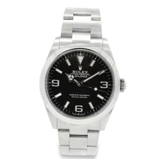 Rolex 224270 Explorer Stainless Steel Black Dial Watch
