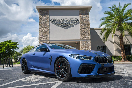 Julia's Garage: A Spectacular Encounter with a 700HP Tuned BMW M8 at Diamonds by Raymond Lee in Boca Raton, Florida