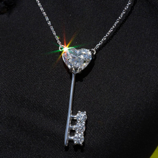 D Flawless Diamond Key Necklace: A Piece of Perfection at Diamonds by Raymond Lee