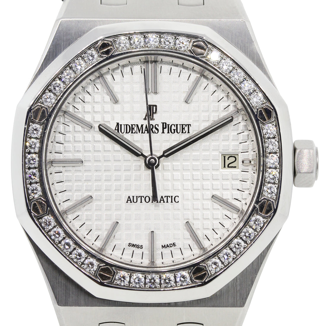 audemars piguet diamond watch blue dial