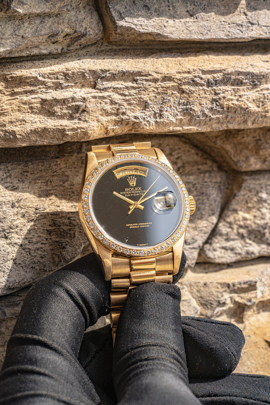 Rolex Day Date onyx dial