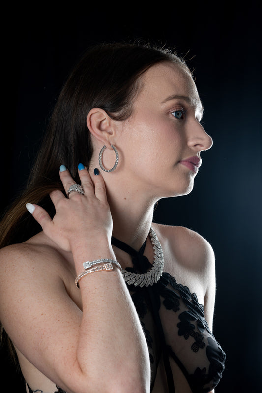 diamonds in bracelets and bangles