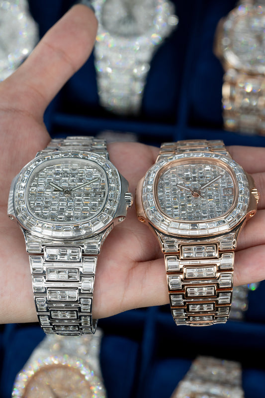 Luxury Gold Patek Bust Down Watch