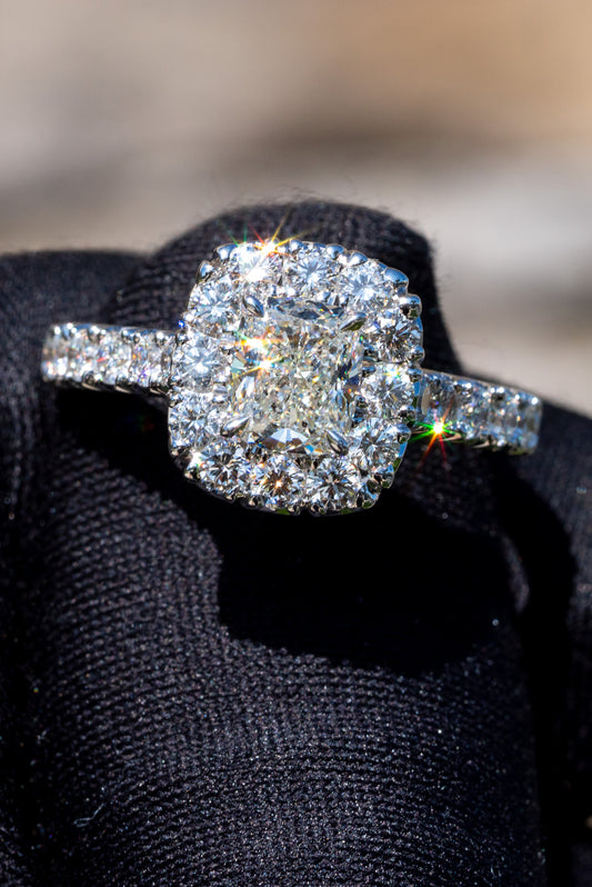 CUSHION CUT DIAMOND ENGAGEMENT RINGS EXPLAINED