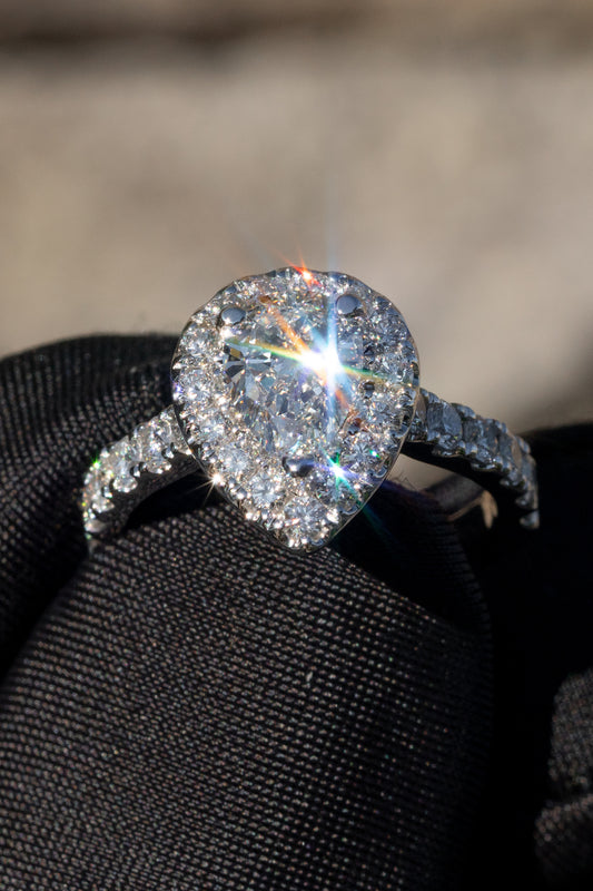 halo engagement rings