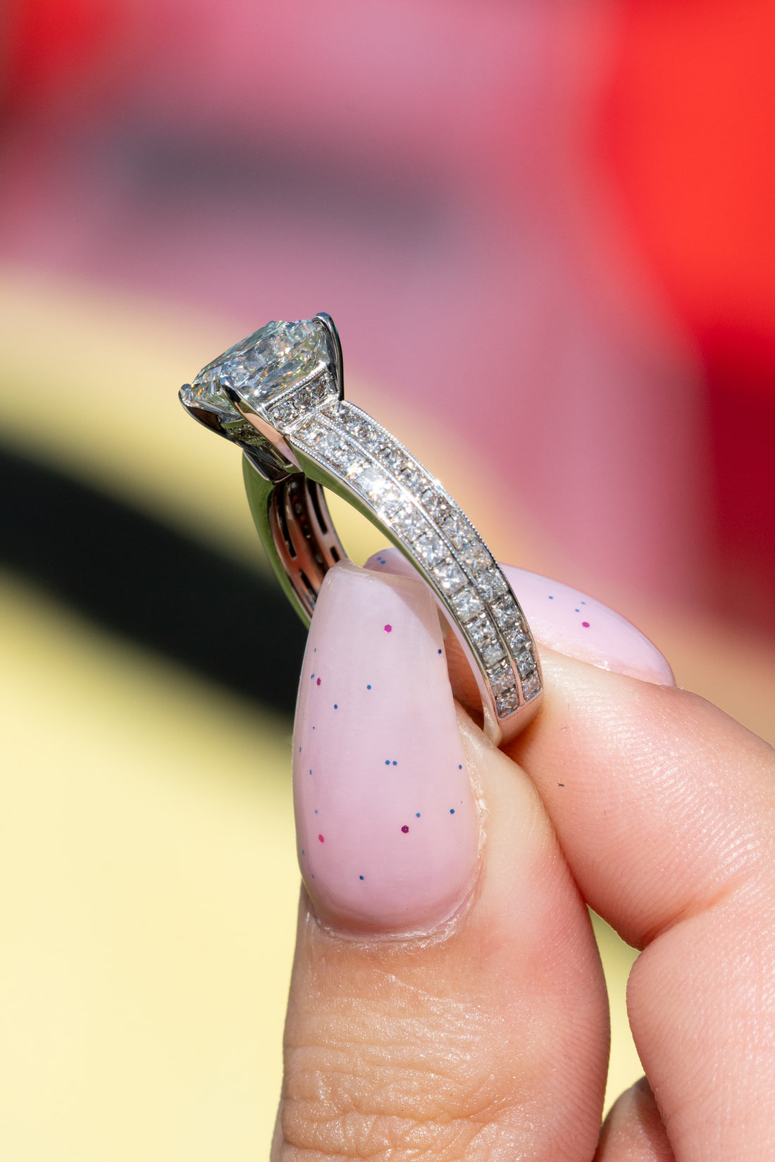 prong set engagement ring