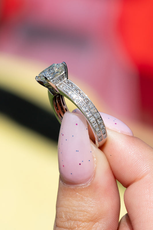 prong set engagement ring