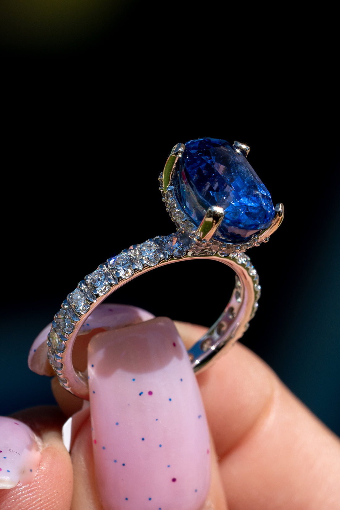 Sapphire and Diamond Ring