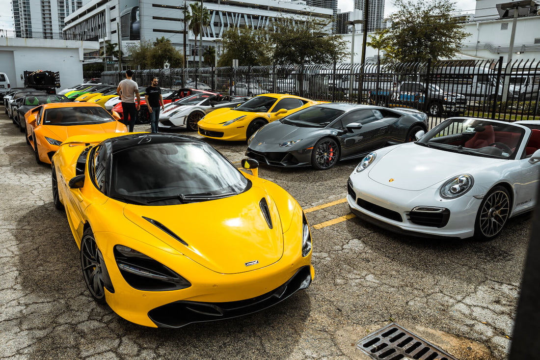 yellow mclaren 720s