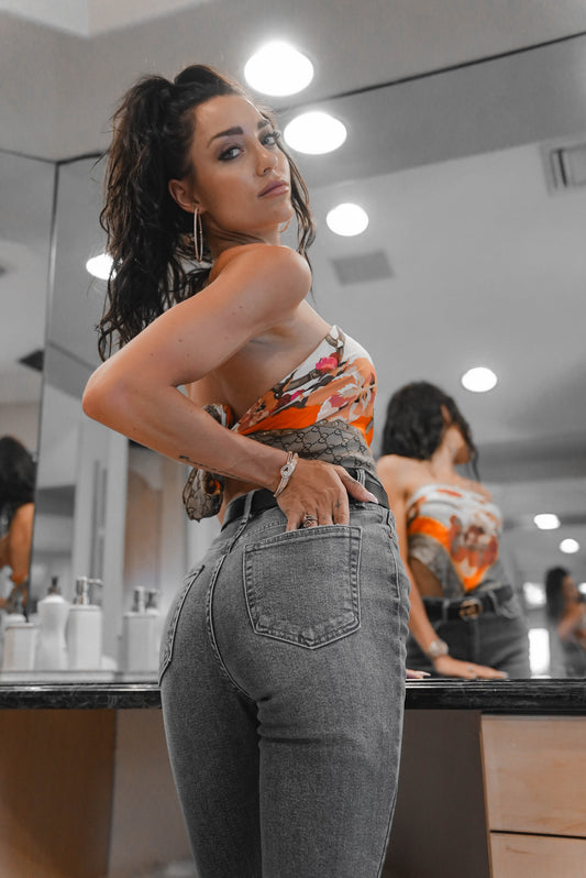 Diamond initial tennis bracelet