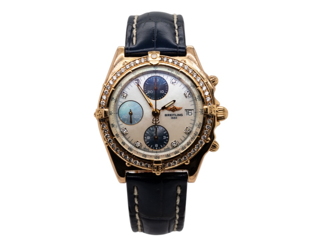 Breitling Chronomat MOP Diamond Watch