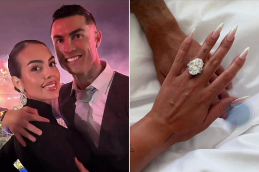 Inside Ronaldo’s Breathtaking Oval Diamond Engagement Ring