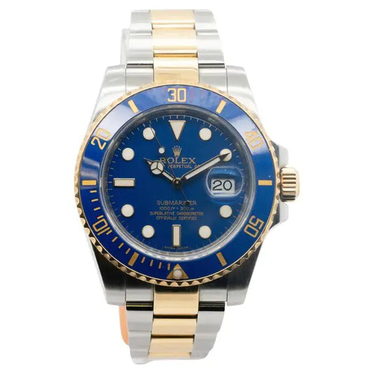 Rolex Submariner "Bluesy" Two Tone Wristwatch: A Simplistic Classic at Diamonds by Raymond Lee