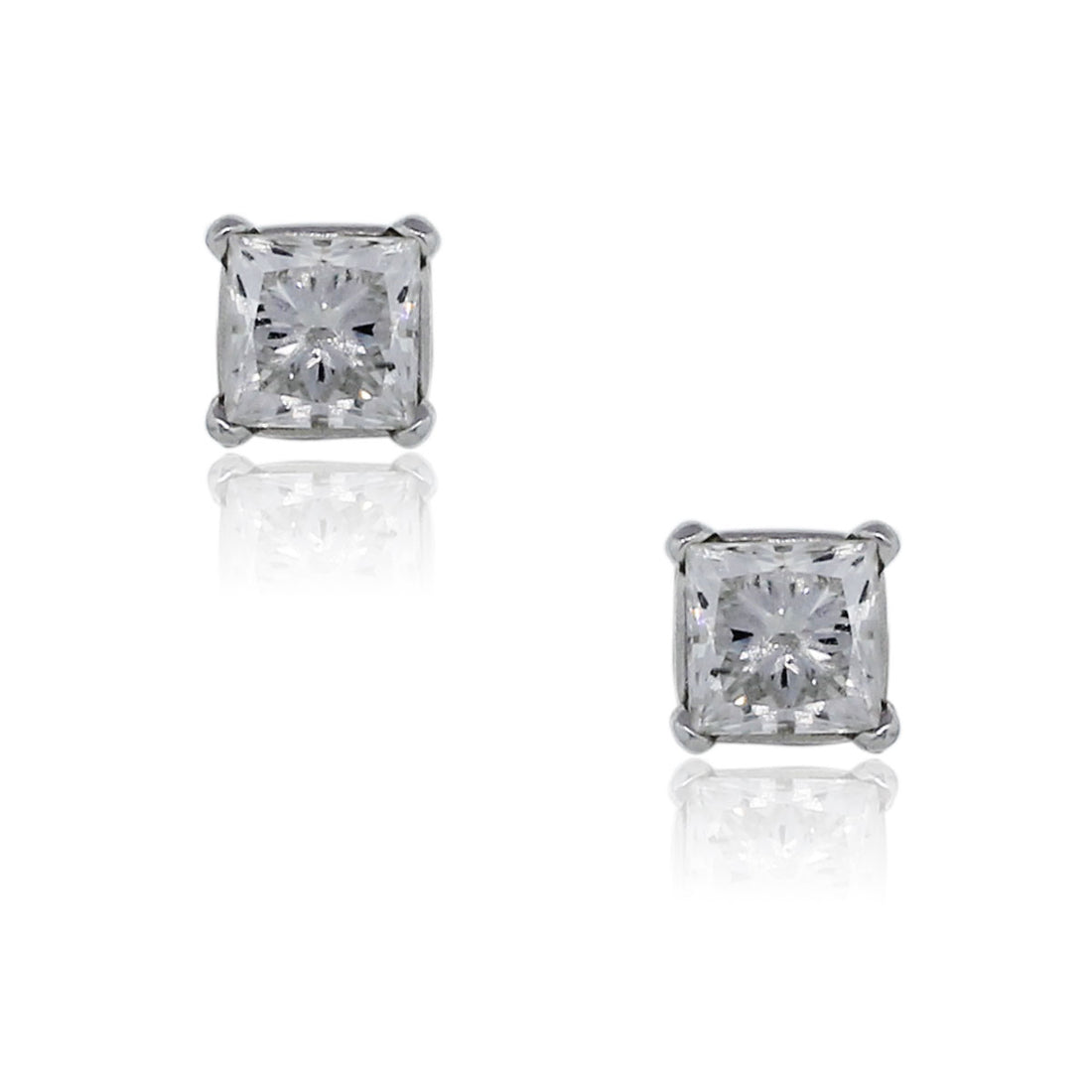 diamond stud earrings princess