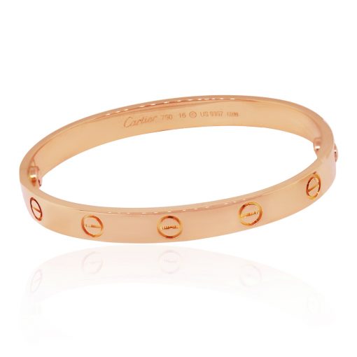 cartier love bangle half diamond